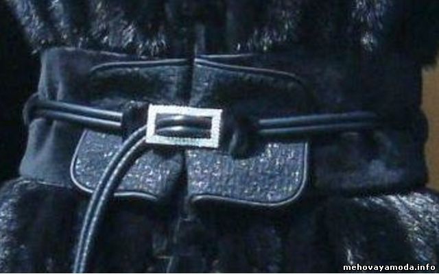 Furs belt- фрагмент мехового пояса одного из наших изделий